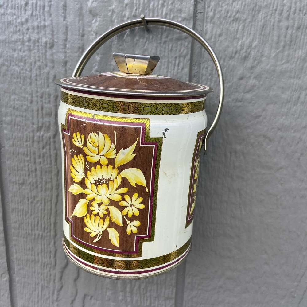 Vintage Murray Allen Imports Honeysuckle Candy Tin